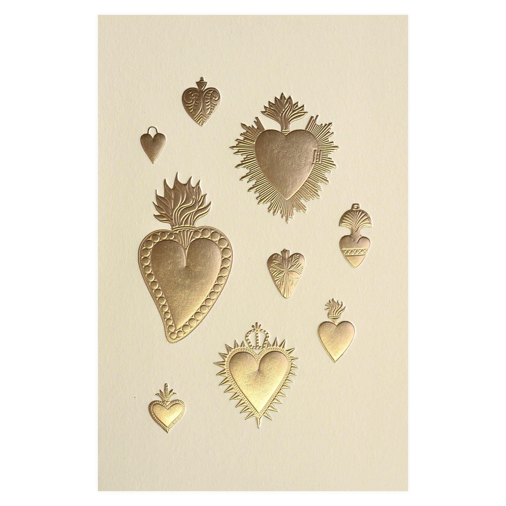 Noat Heart Milagros Greeting Card