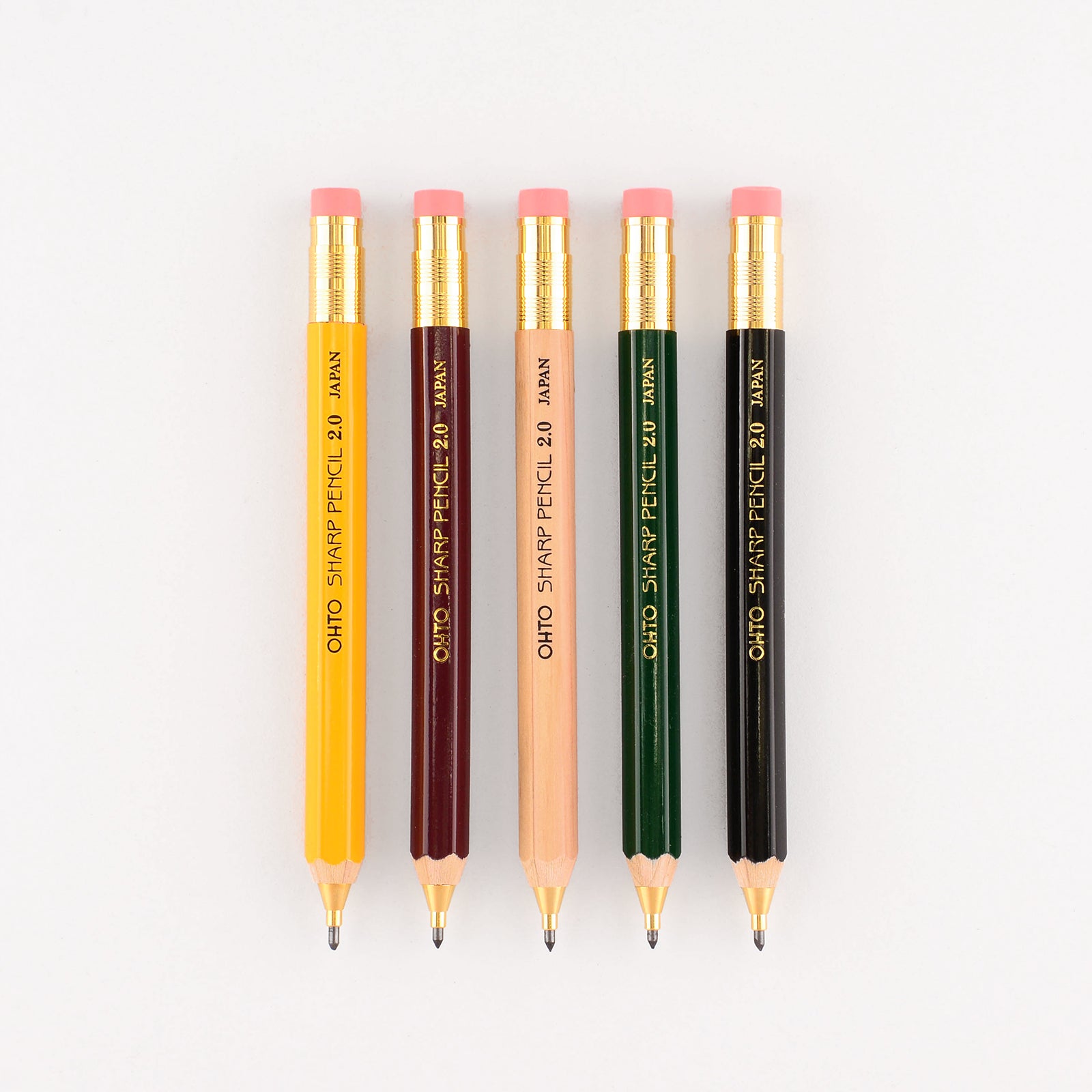 Ohto Ohto Wooden Mechanical Pencil 2.0 mm | 5 colors