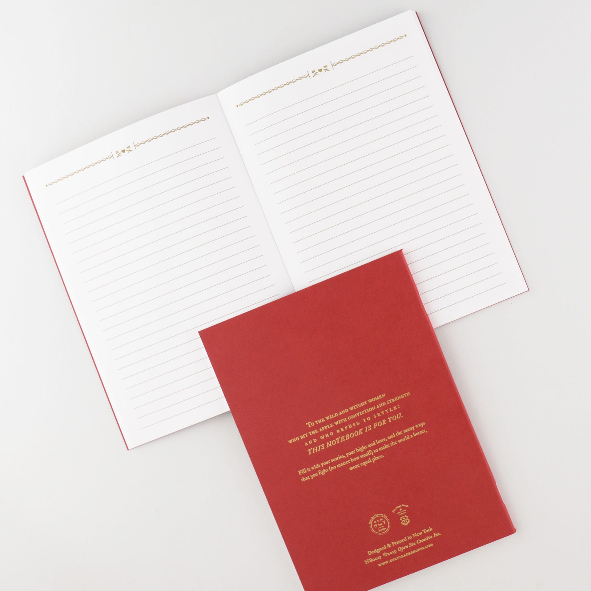 Open Sea Ferox Femina Notebook Ruled