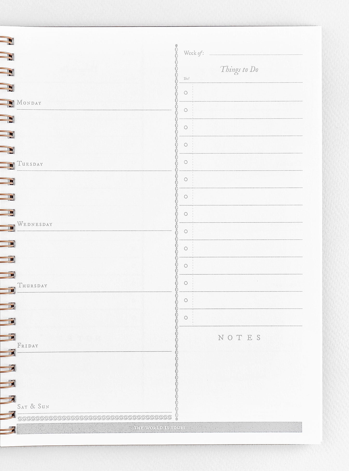 Open Sea Luminaries Weekly Undated Planner