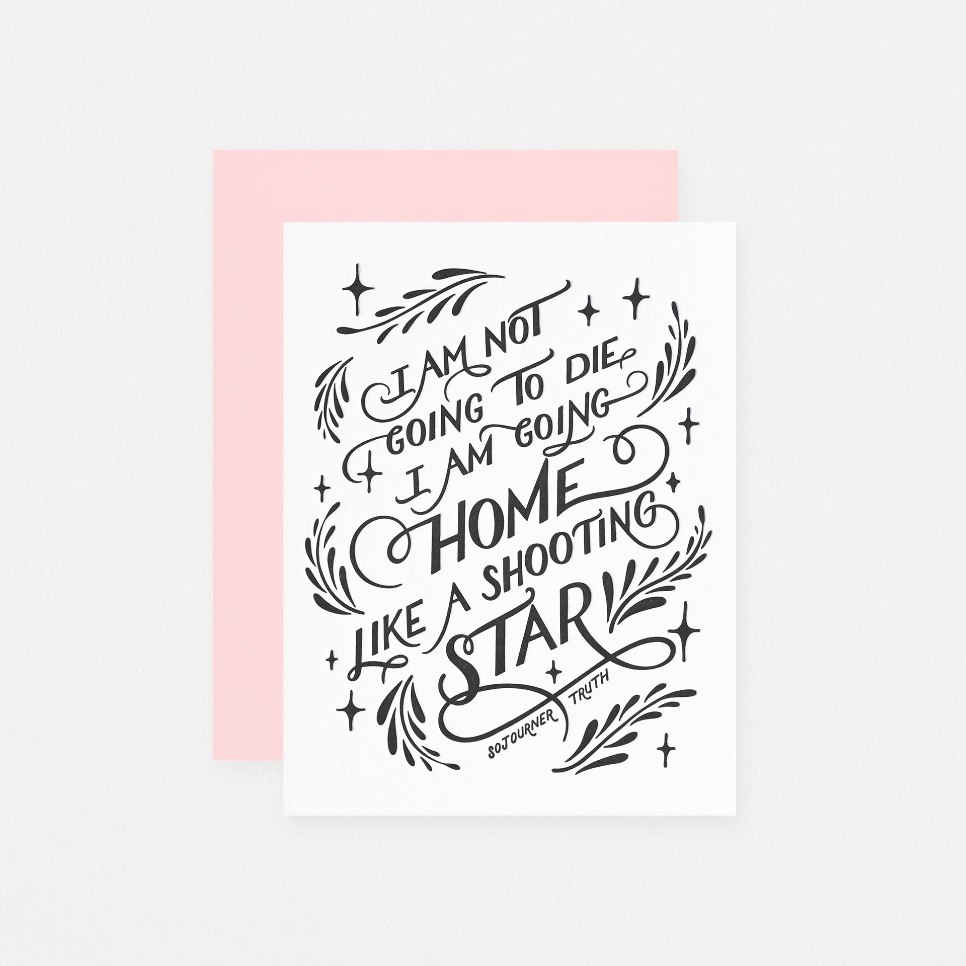 Paper Epiphanies Sojourner Truth Shooting Star Sympathy Card