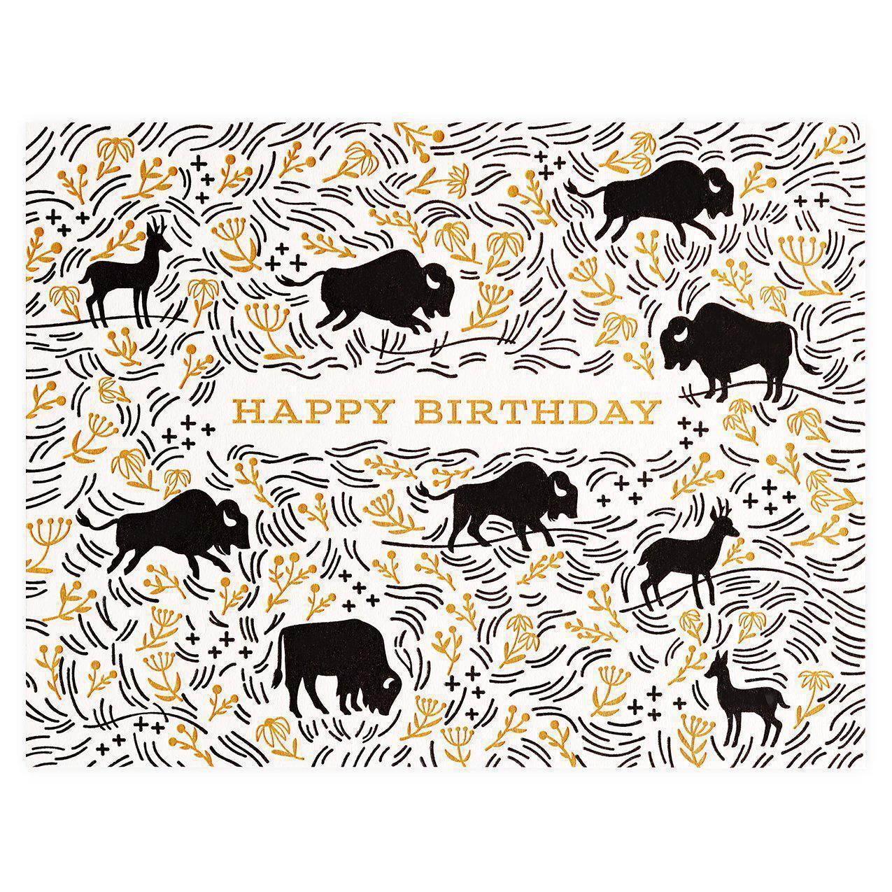 Paper Parasol Press Prairie Birthday Greeting Card