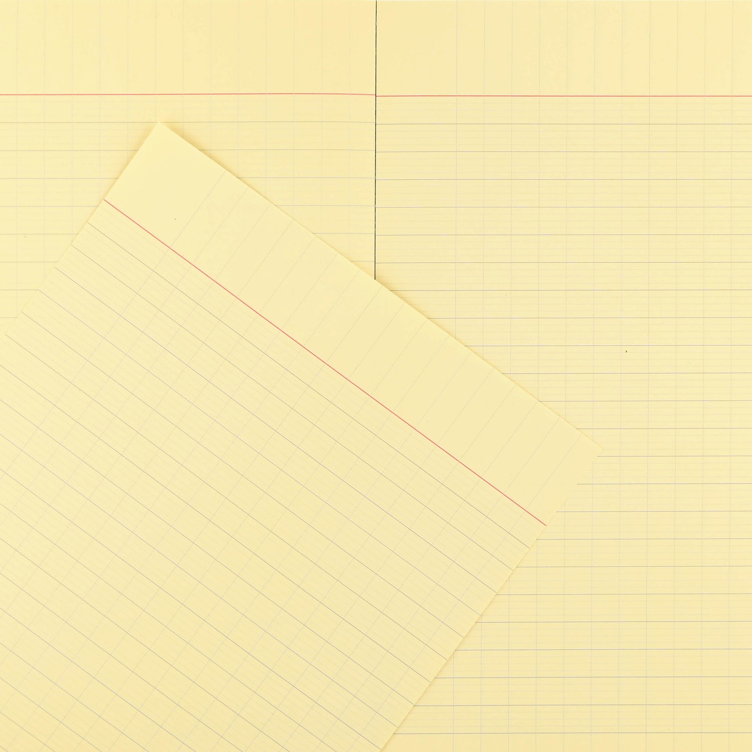 Paperways Large Notebook French Grid Crimson Red