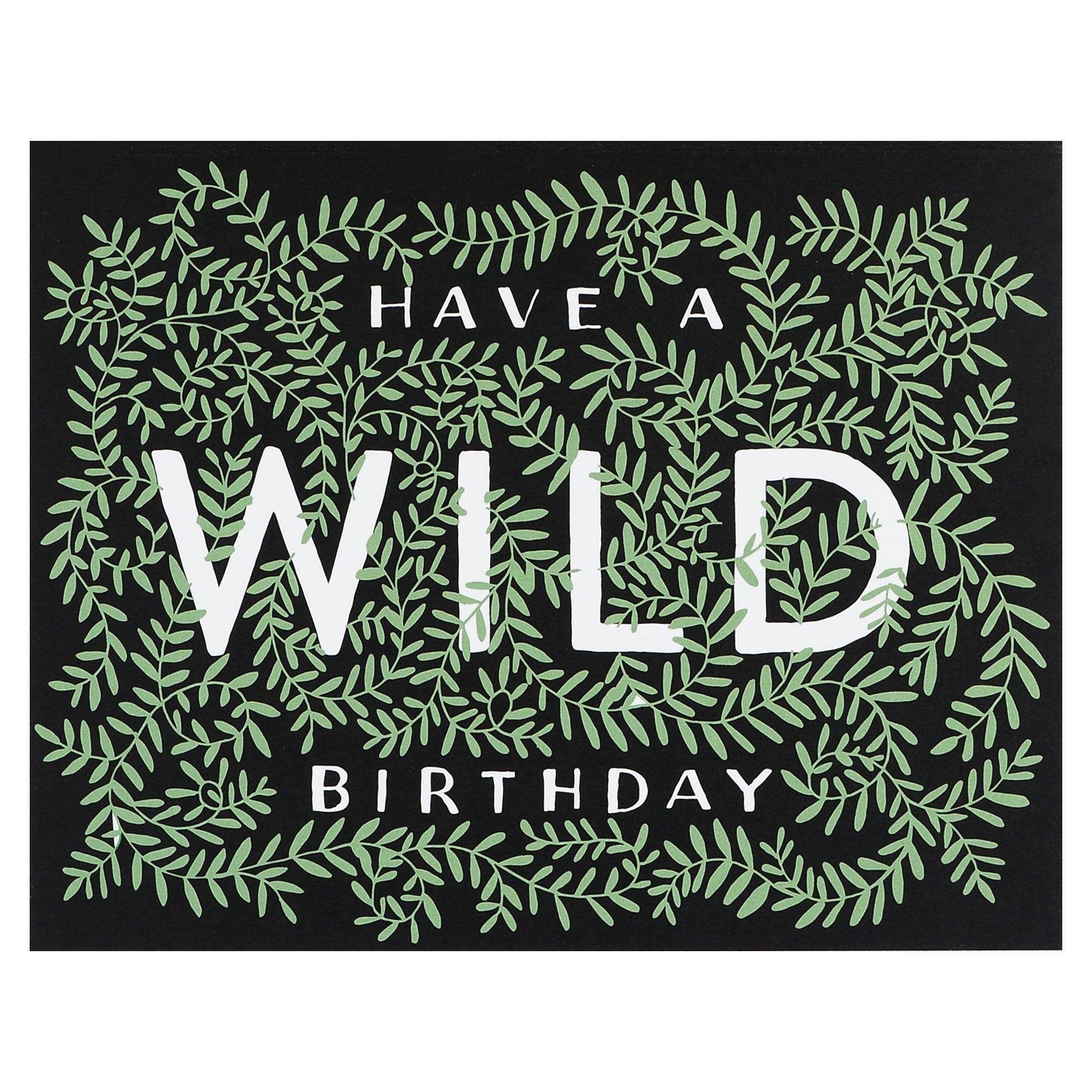 Party Of One Paper Wild Birthday Greeting Card