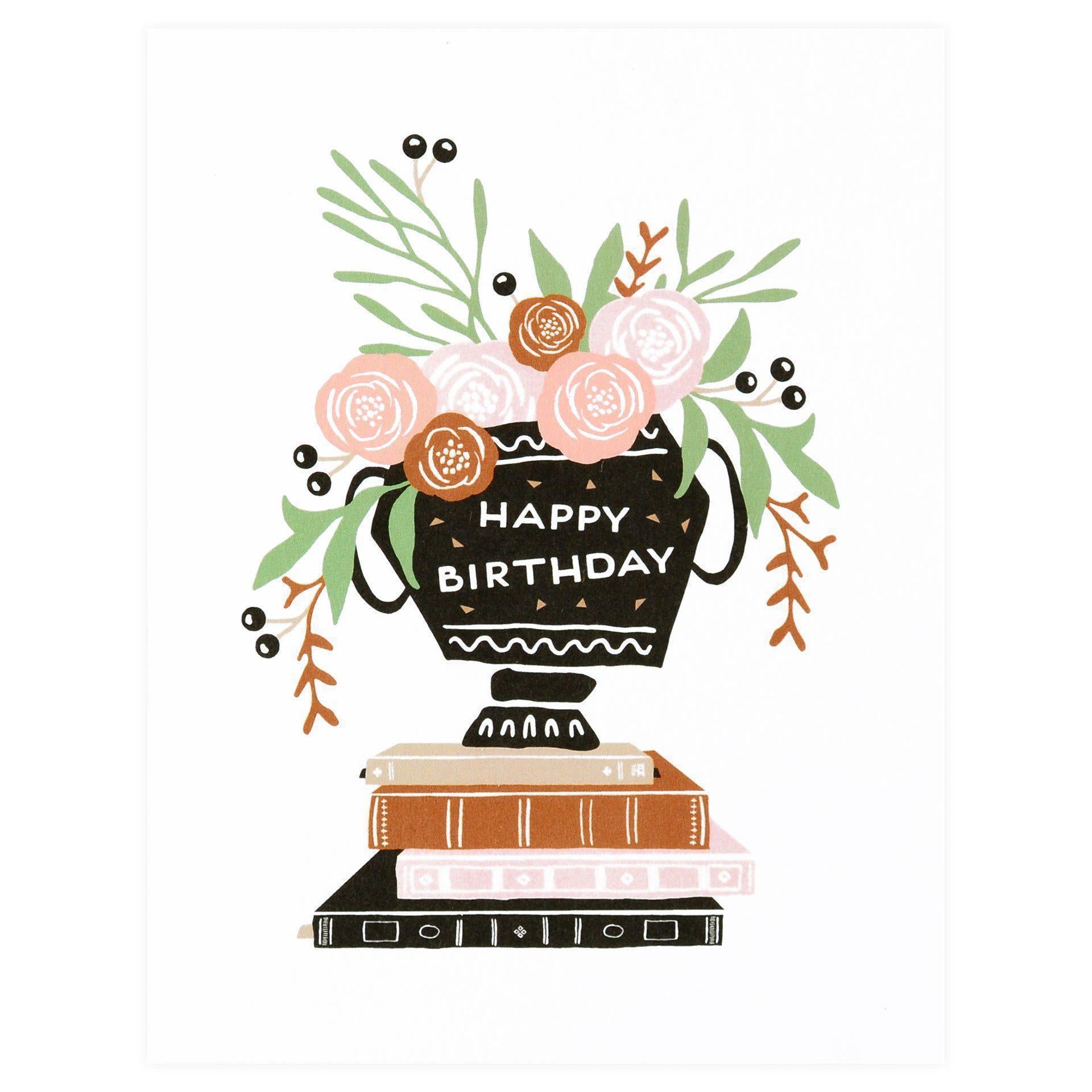 Party Of One Paper Birthday Bouquet Greeting Card
