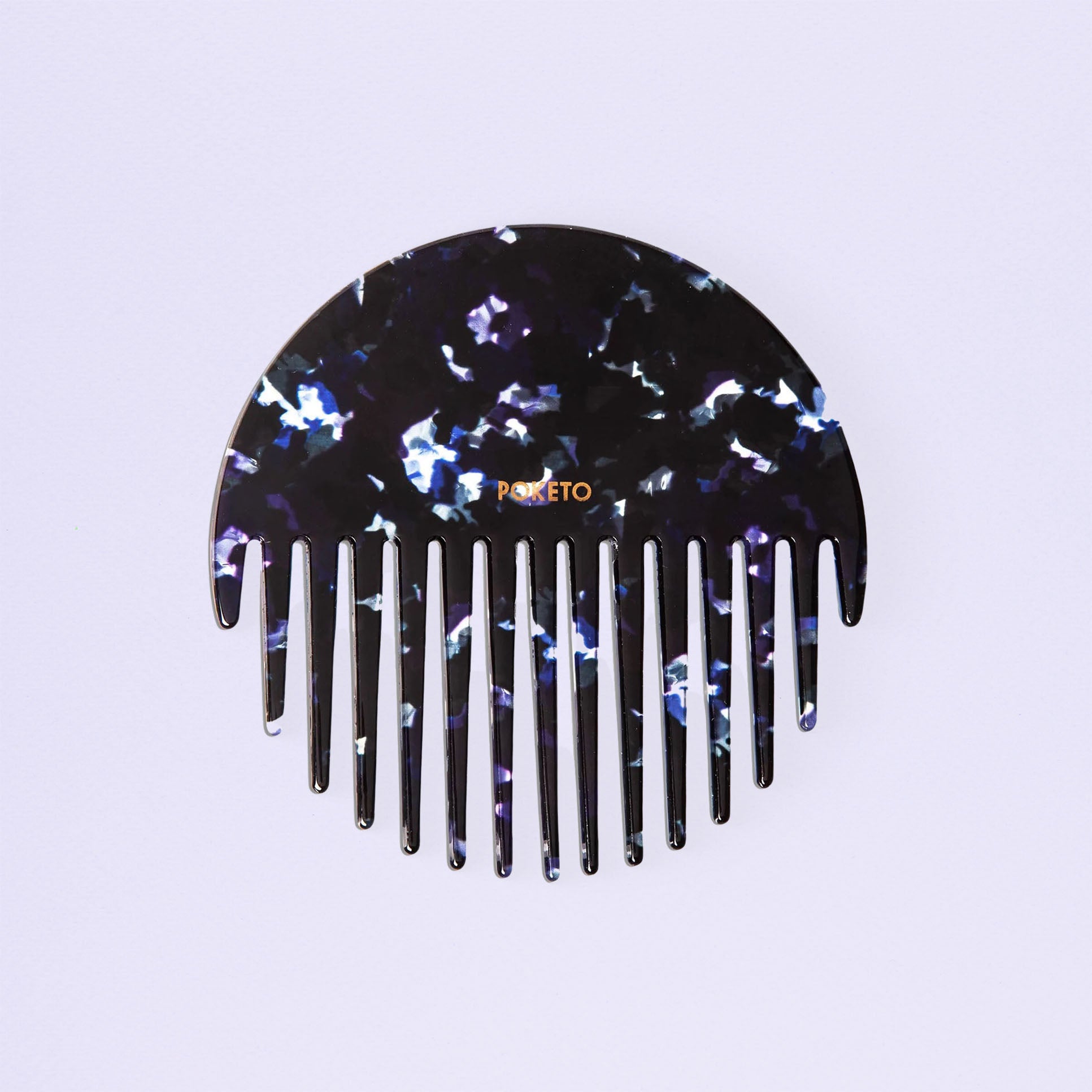 Poketo Circle Comb Midnight