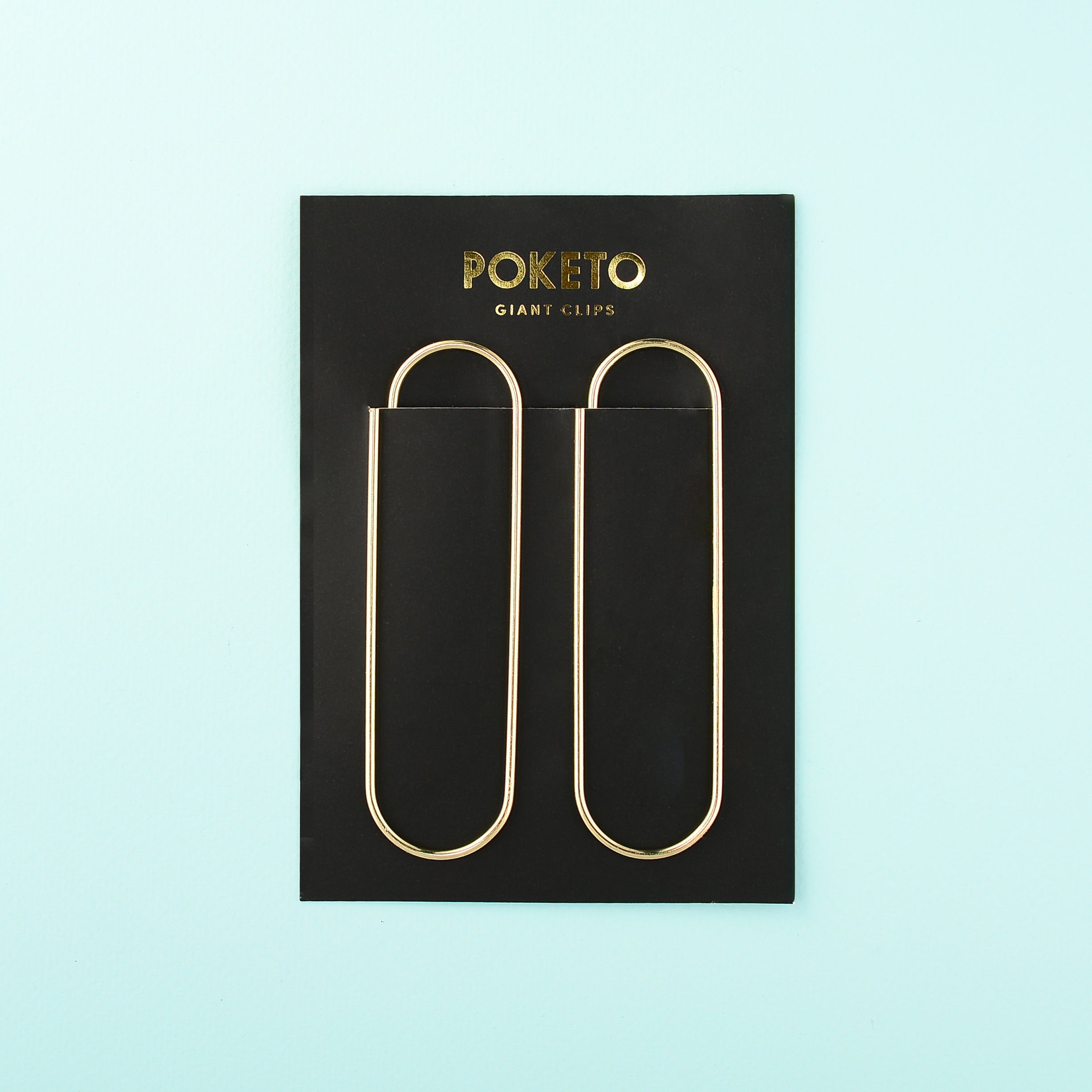 Poketo Giant Paper Clips Set of Two