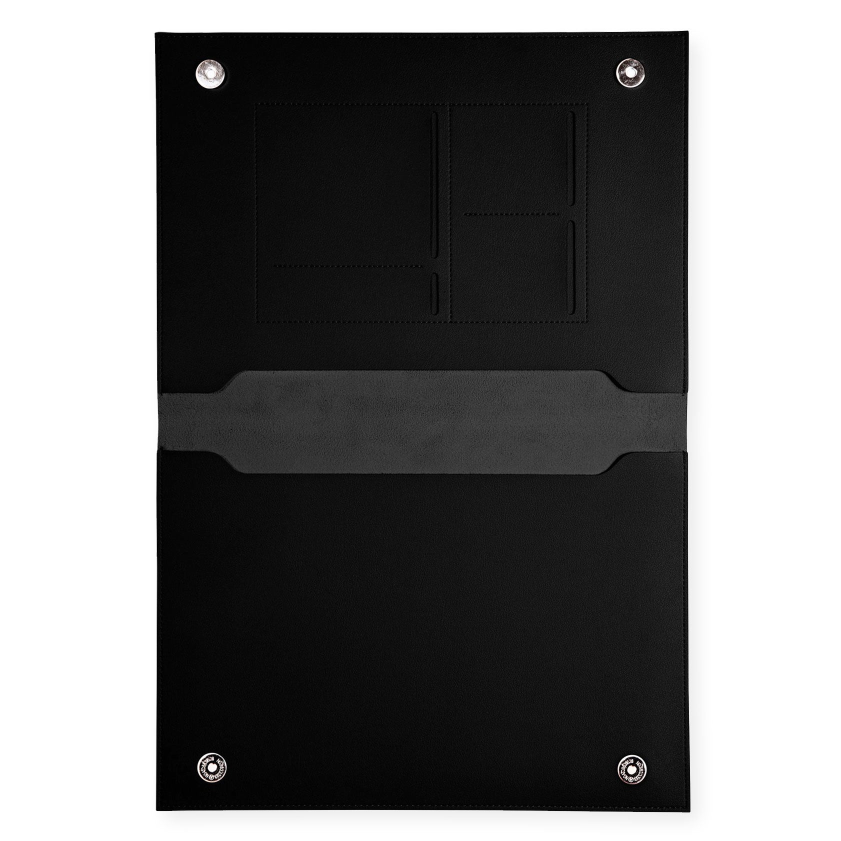 Poketo Poketo Large 13" Minimalist Folio Black