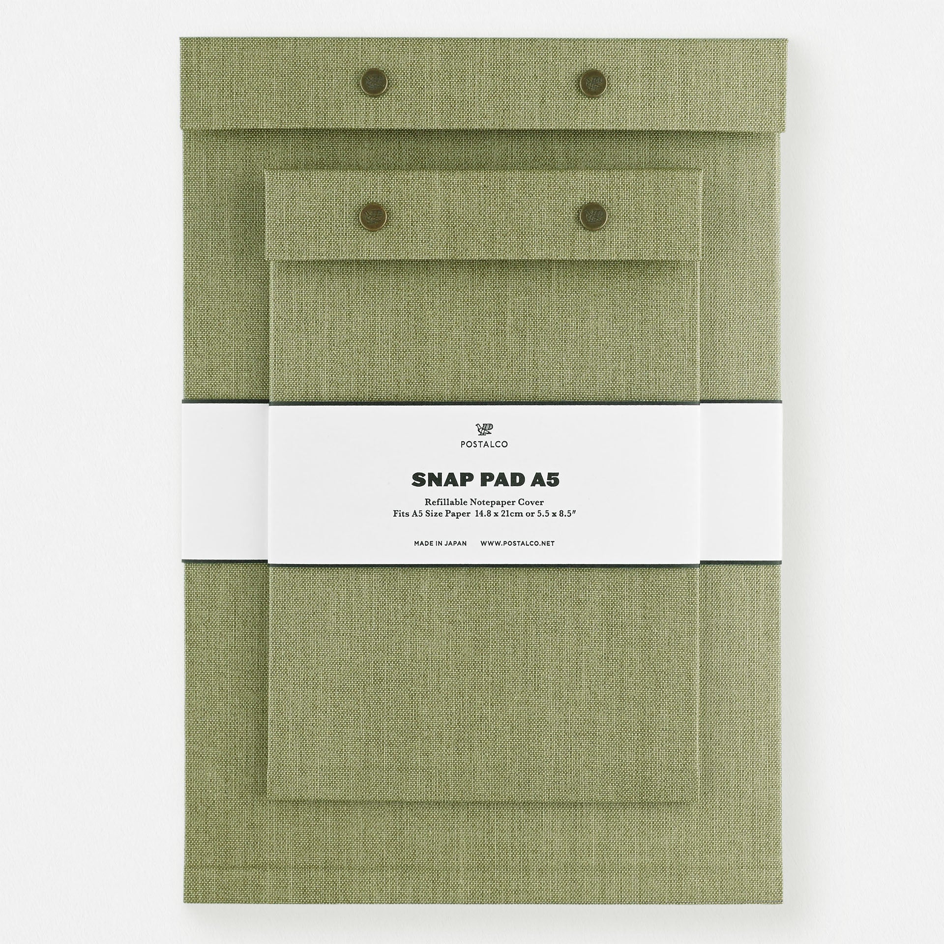 Postalco Postalco Snap Pad HW Light Green | A5 or A4
