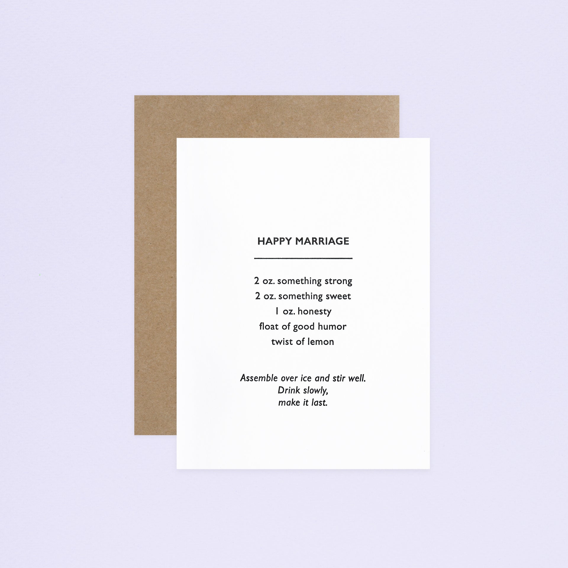 Power & Light Press Happy Marriage Greeting Card