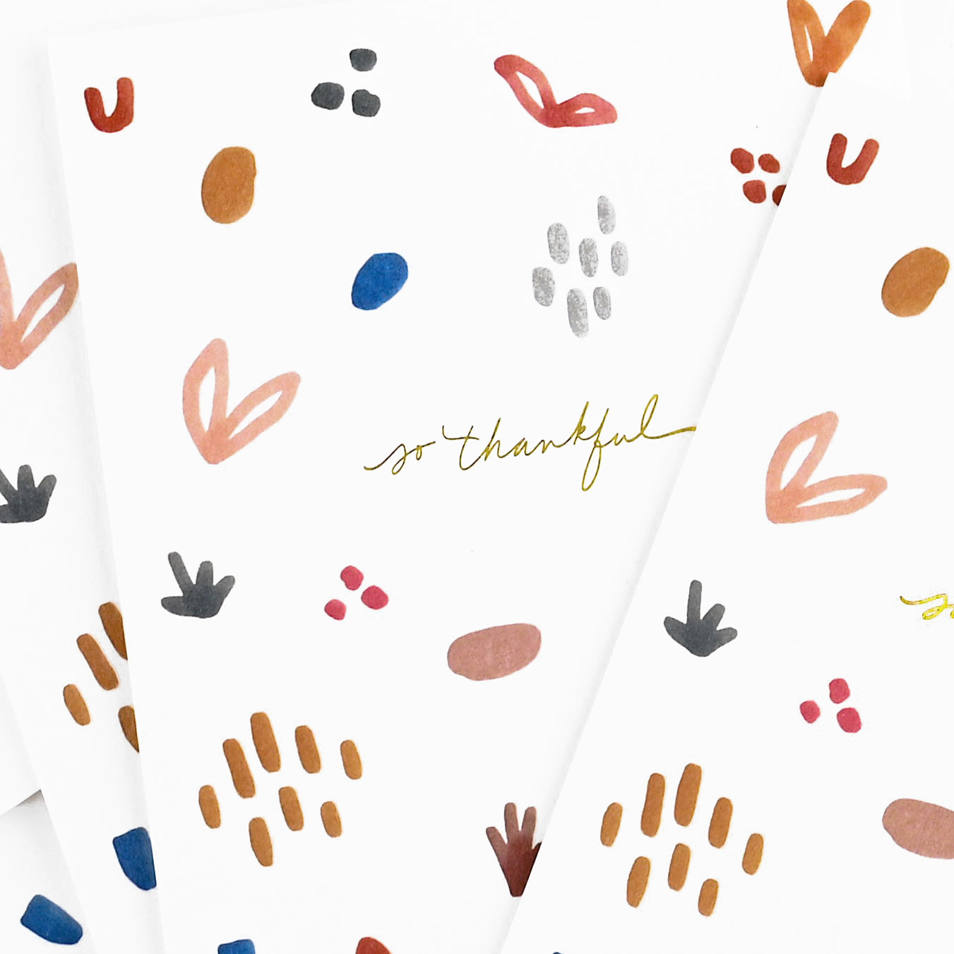 Ramona & Ruth Thankful Little Bits Folded Thank You Cards Boxed