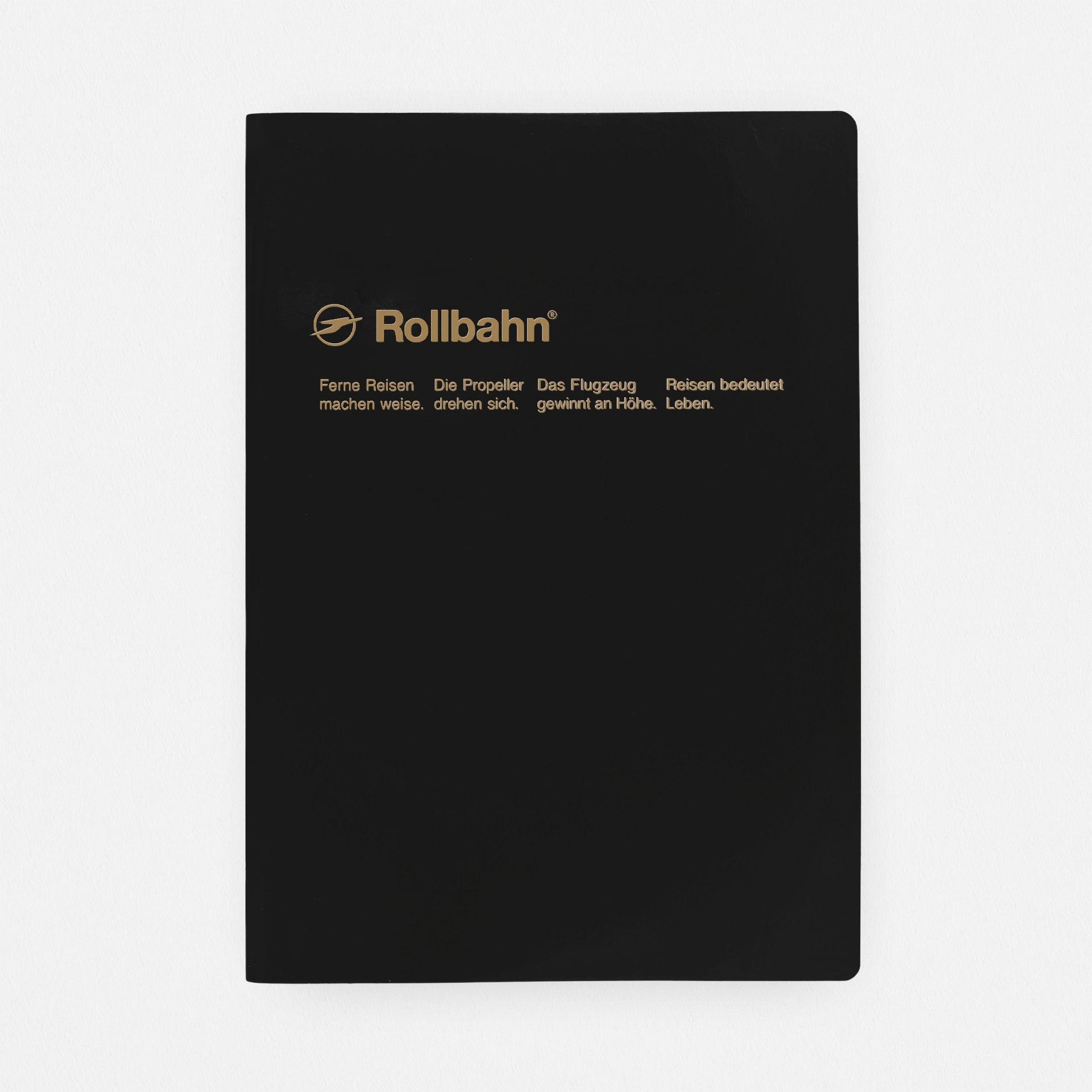 Delfonics Rollbahn "Note" Notebook Pocket, Large, A5 Or Extra Large | 10 Colors Black / Pocket A6 ( 4 x 6")