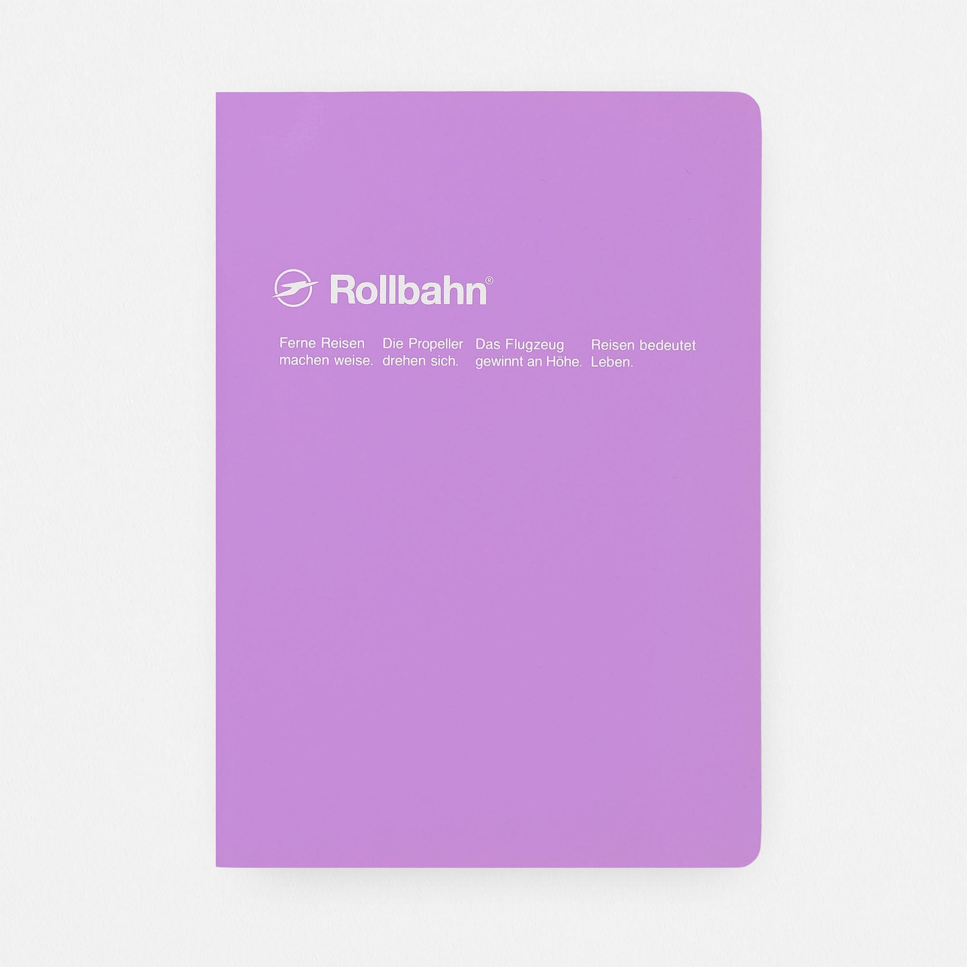 Delfonics Rollbahn "Note" Notebook Pocket, Large, A5 Or Extra Large | 10 Colors Light Purple / Pocket A6 ( 4 x 6")