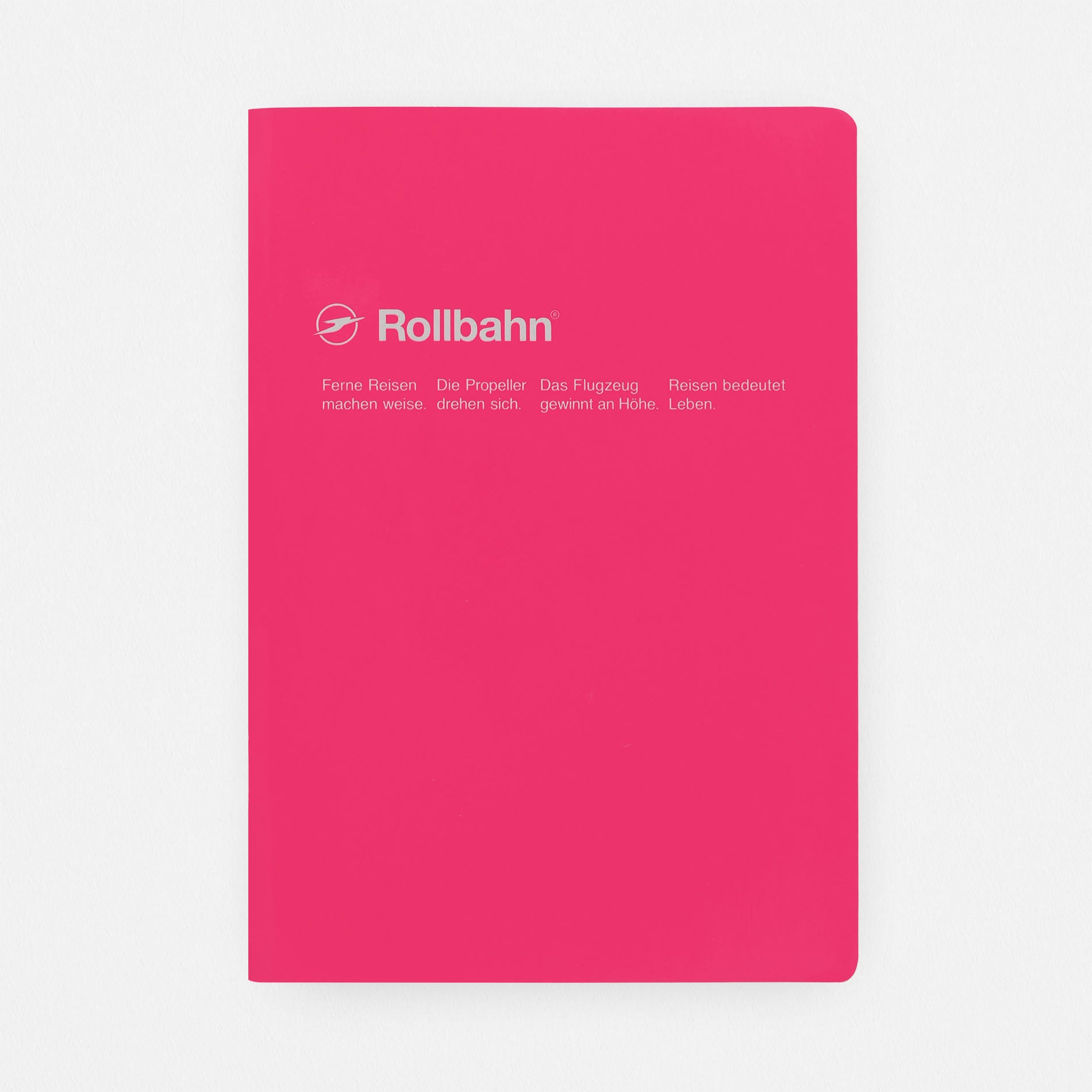 Delfonics Rollbahn "Note" Notebook Pocket, Large, A5 Or Extra Large | 10 Colors Rose / Pocket A6 ( 4 x 6")