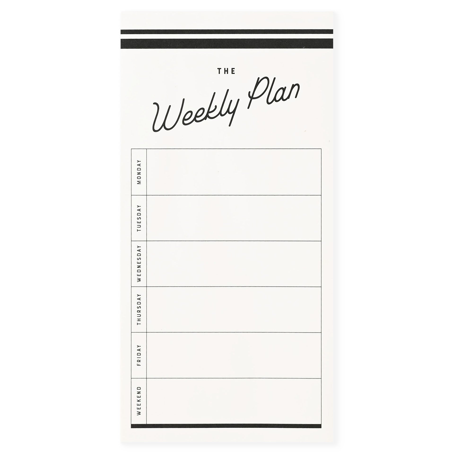 Ruff House Print Shop Retro Weekly Plan Notepad