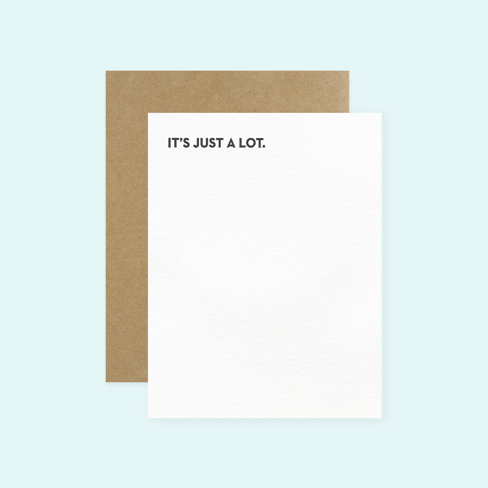 Sapling Press A Lot Greeting Card