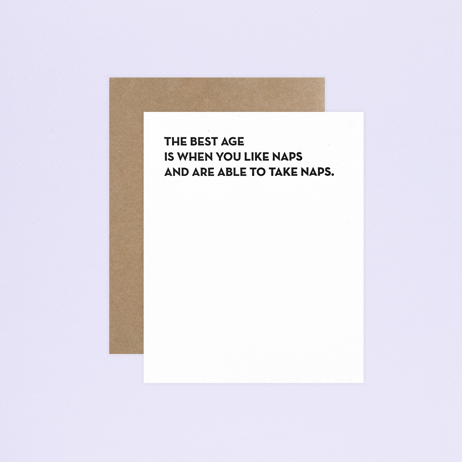 Sapling Press Naps Greeting Card