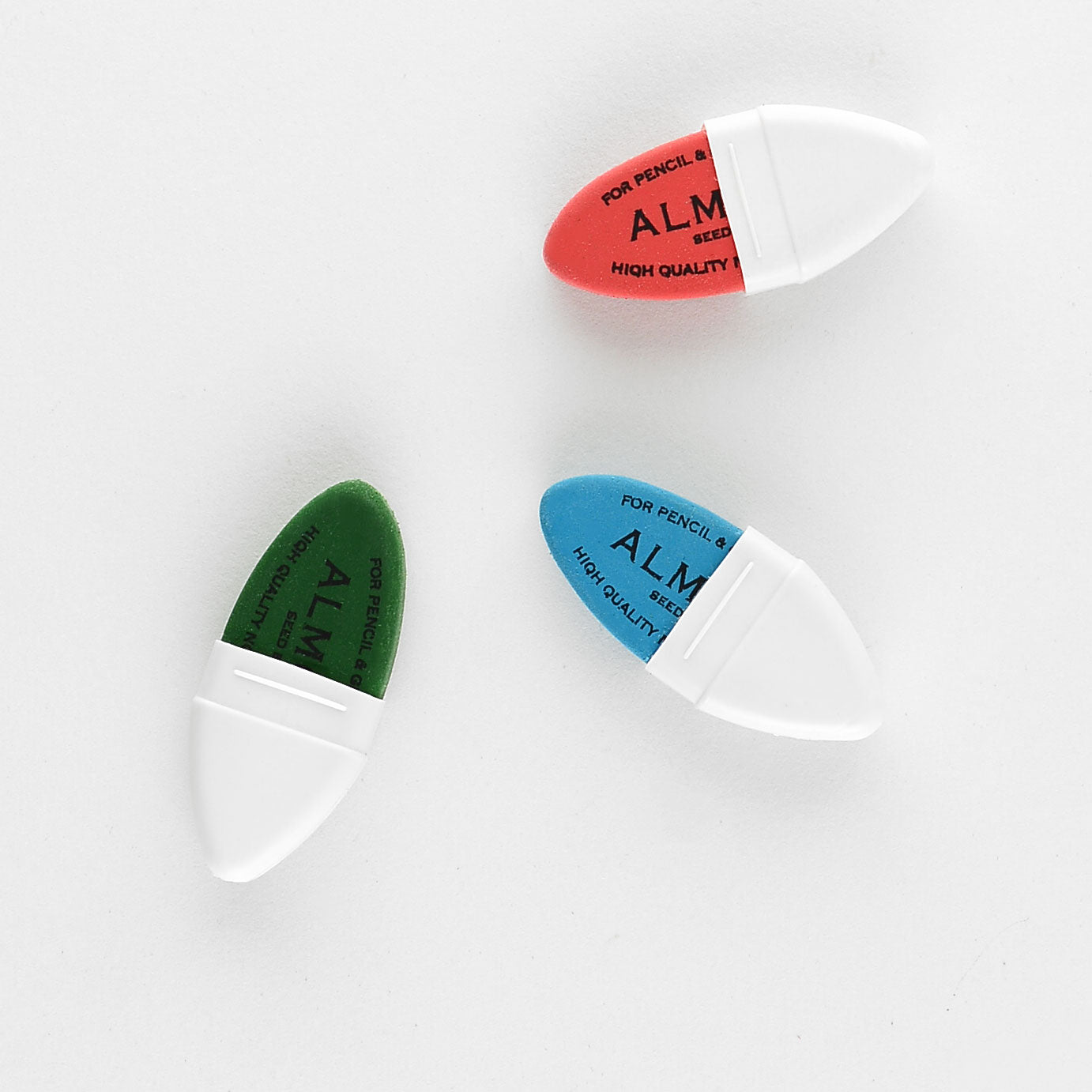 Maped Seed Almond Eraser | Green, Blue or Red