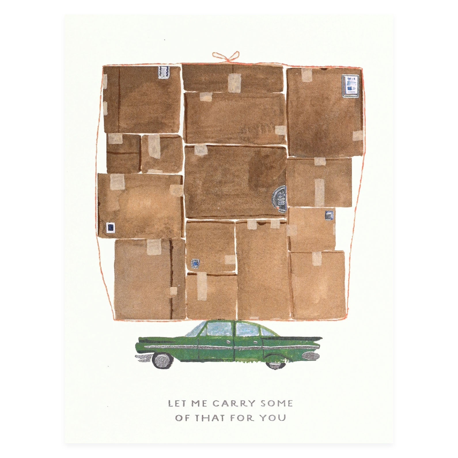 Seedlings Let Me Carry Some of That Greeting Card With Plantable Envelope