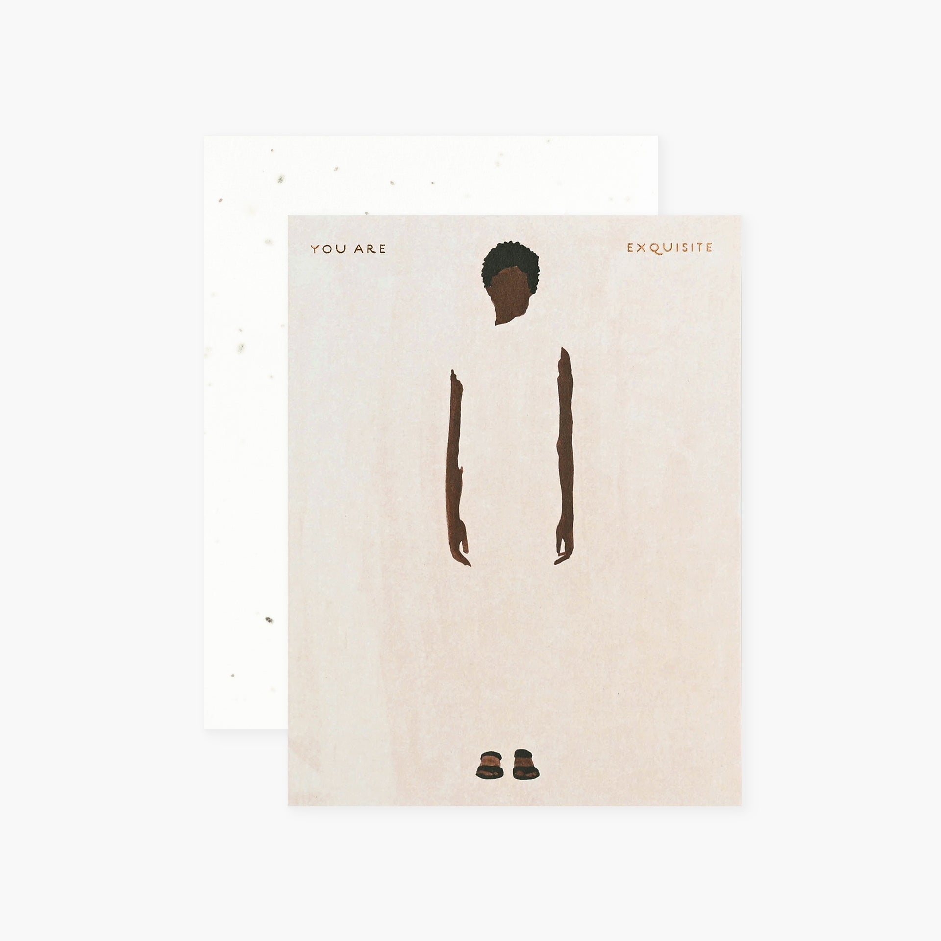 Seedlings You Are Exquisite Card With Plantable Envelope