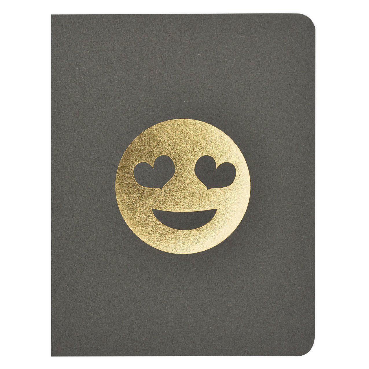 Smitten on Paper Heart Eyes Greeting Card