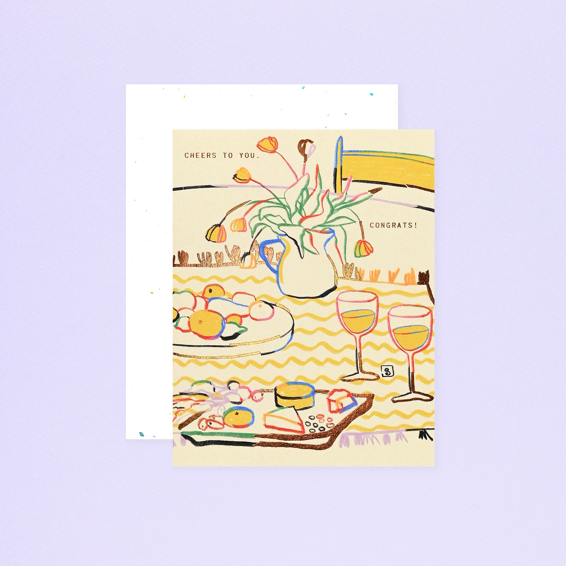 Someday Studio Still Life Greeting Card