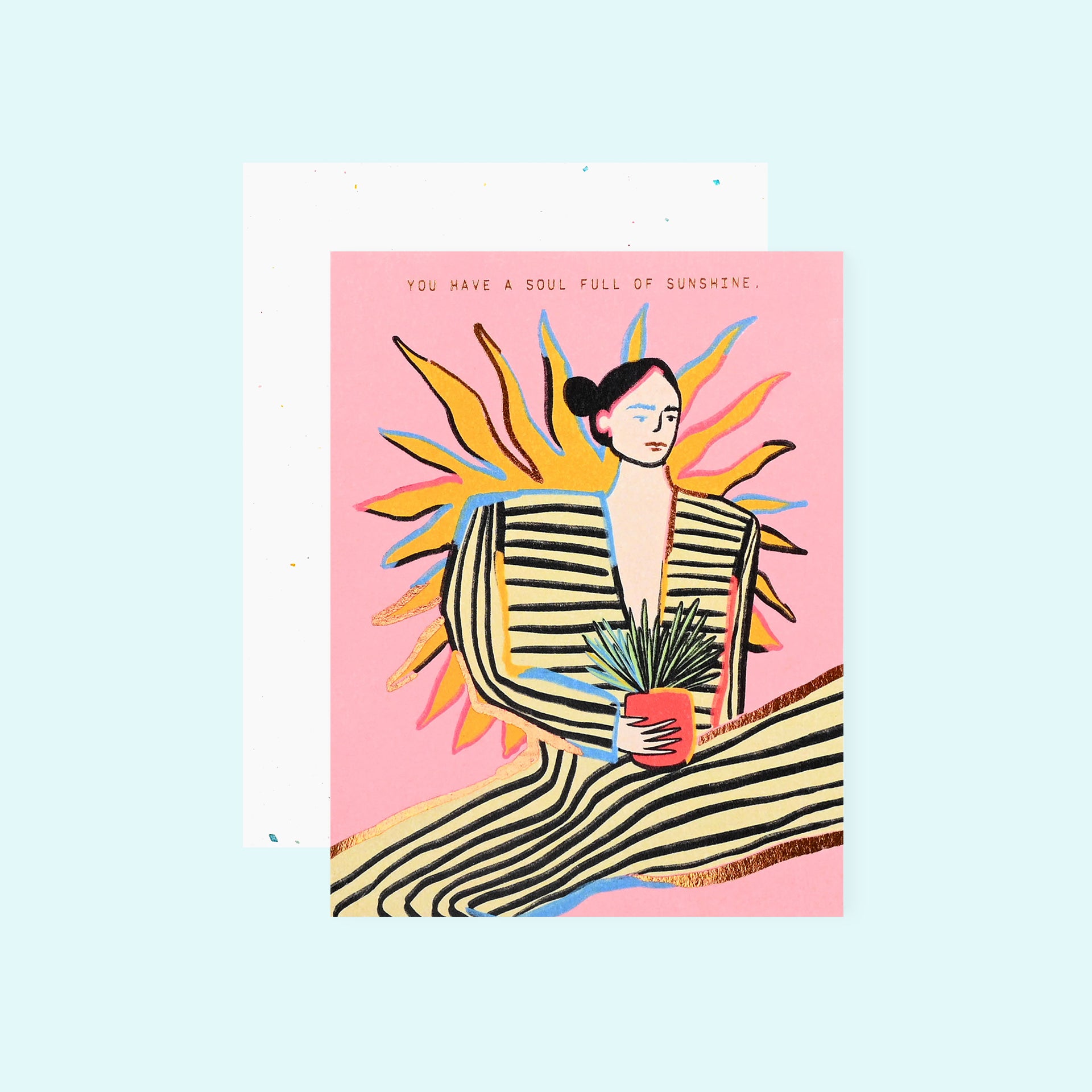 Someday Studio Sunshine Soul Greeting Card