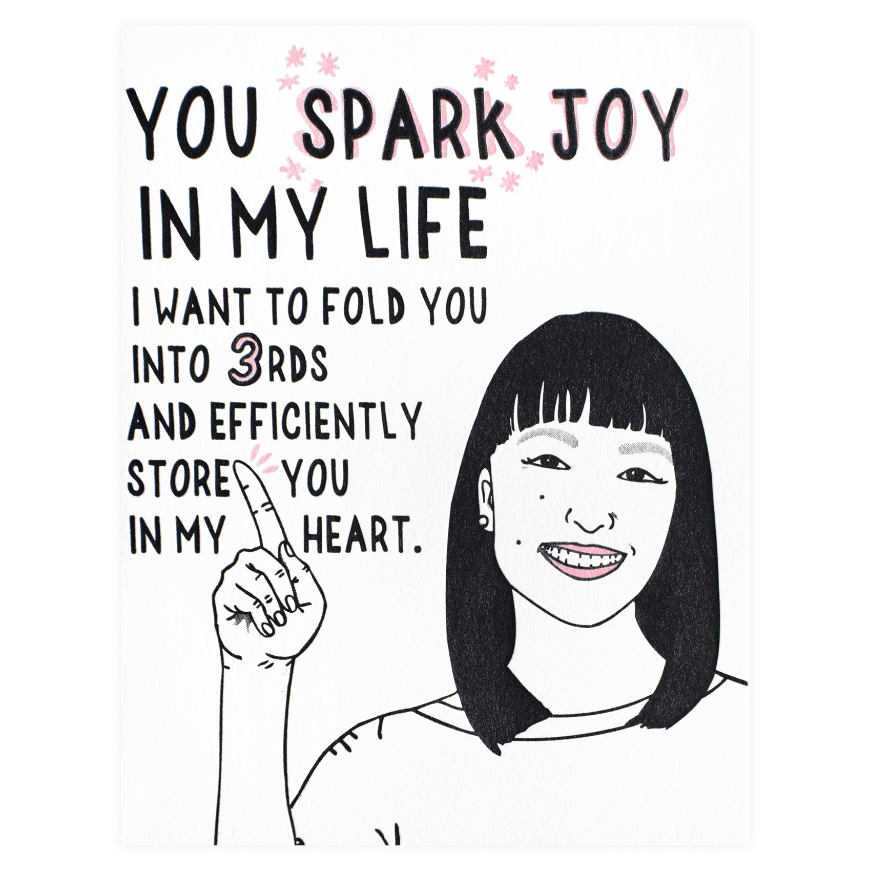 Papa Llama Spark Joy Greeting Card