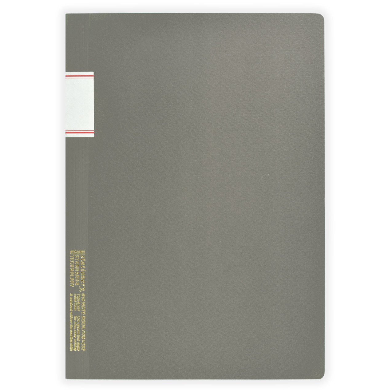 Stalogy Stalogy 7 x 10" Lined Notebook Grey