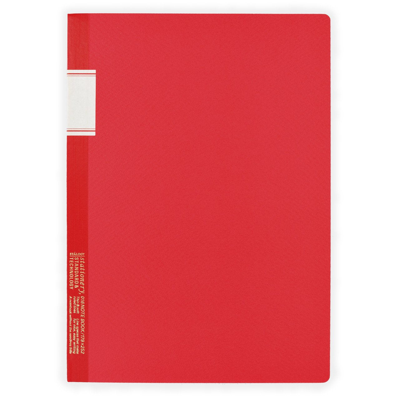 Stalogy Stalogy 7 x 10" Lined Notebook Red
