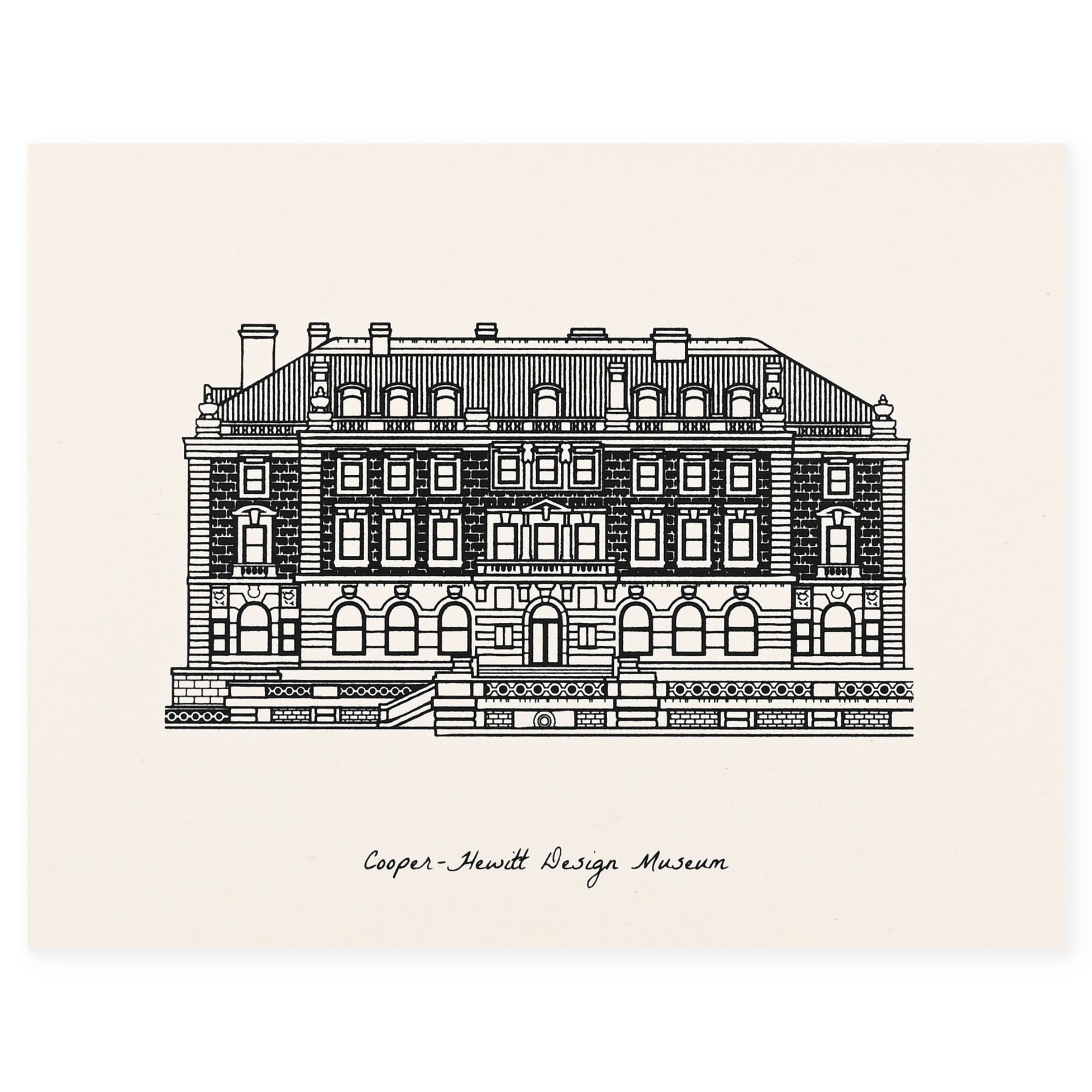 Sutta Cooper Hewitt Design Museum Greeting Card