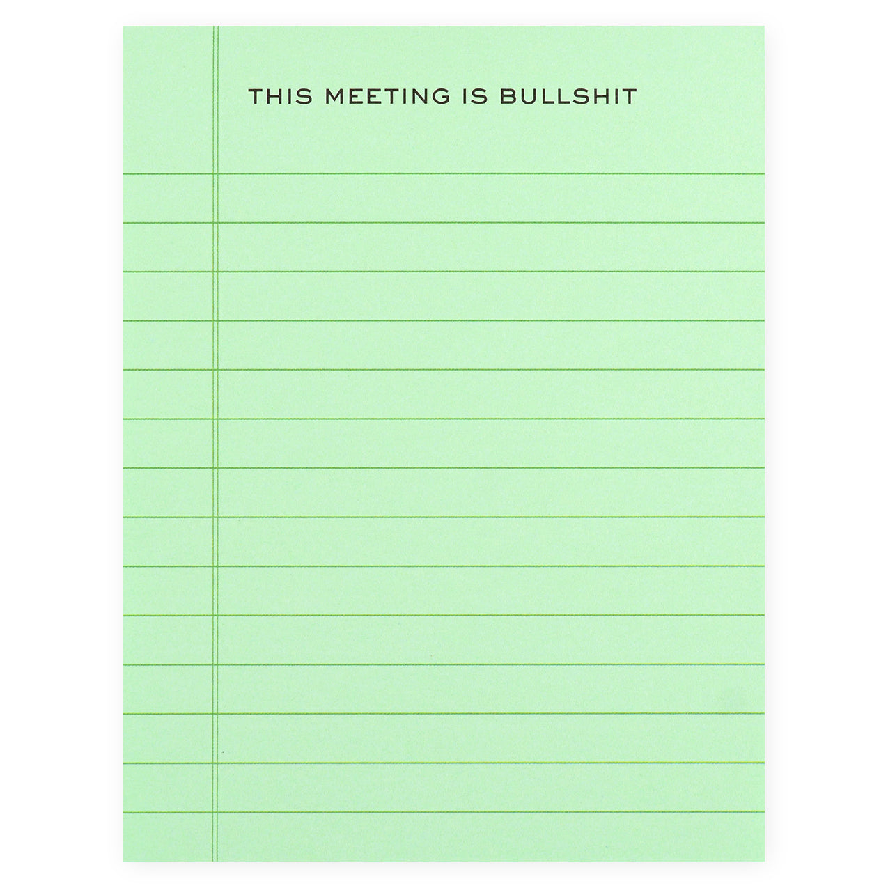Terrapin Stationers This Meeting is Bullsh*t Notepad