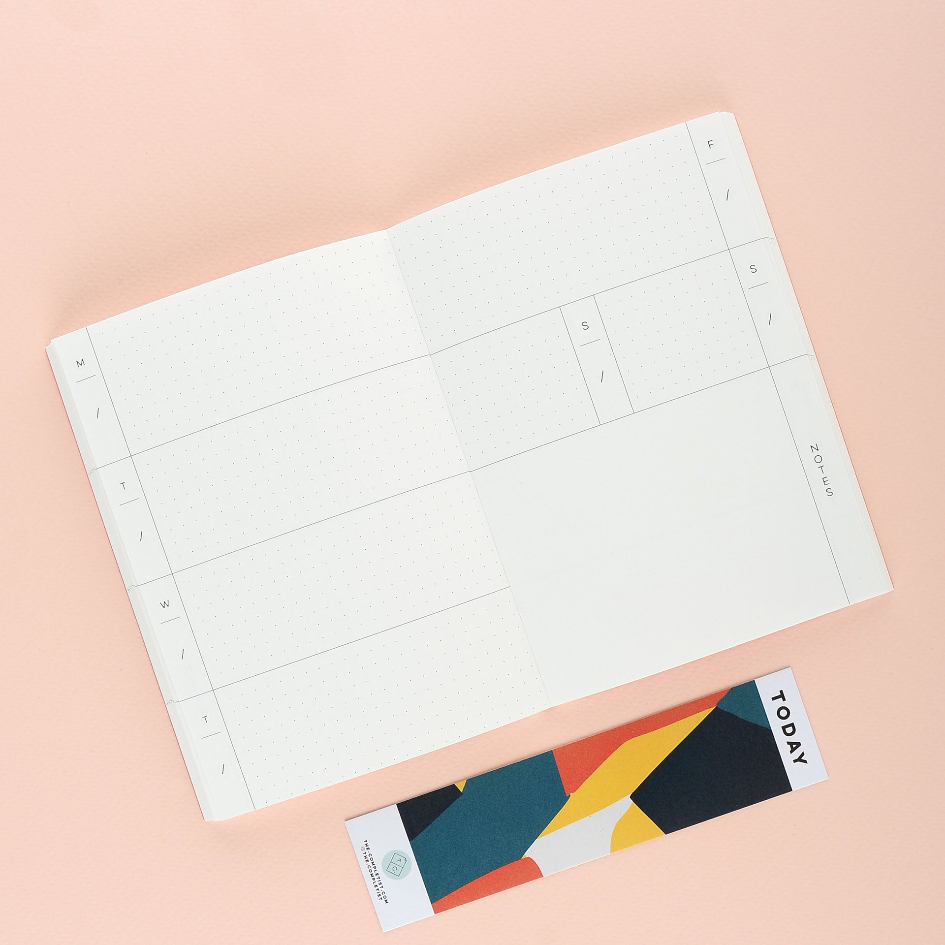 The Completist Overlay Shapes Lay Flat Pocket Planner Undated