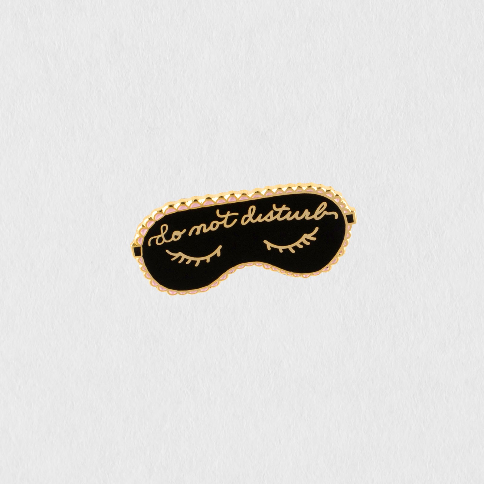The First Snow Do Not Disturb Enamel Pin