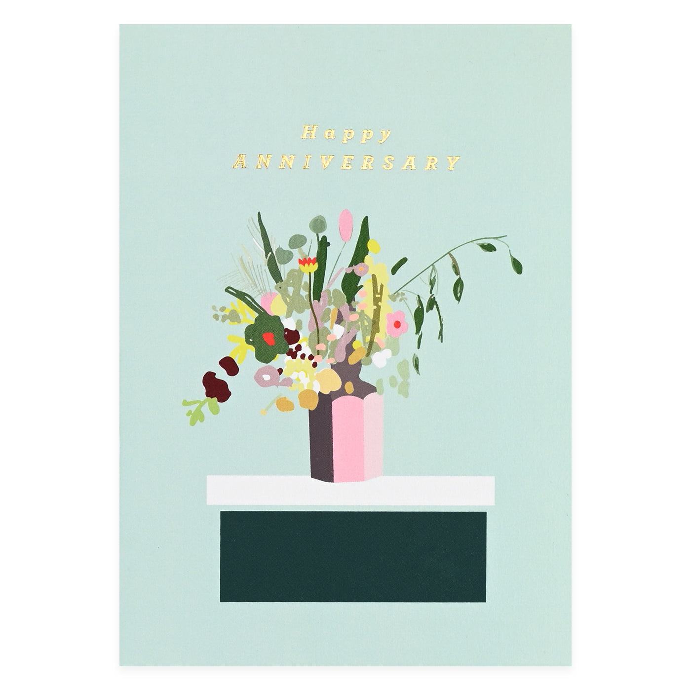 Type And Story Happy Anniversary Card