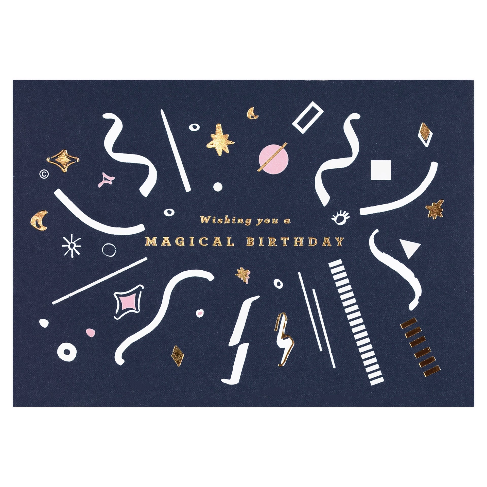 Type And Story Wishing You A Magical Birthday Card