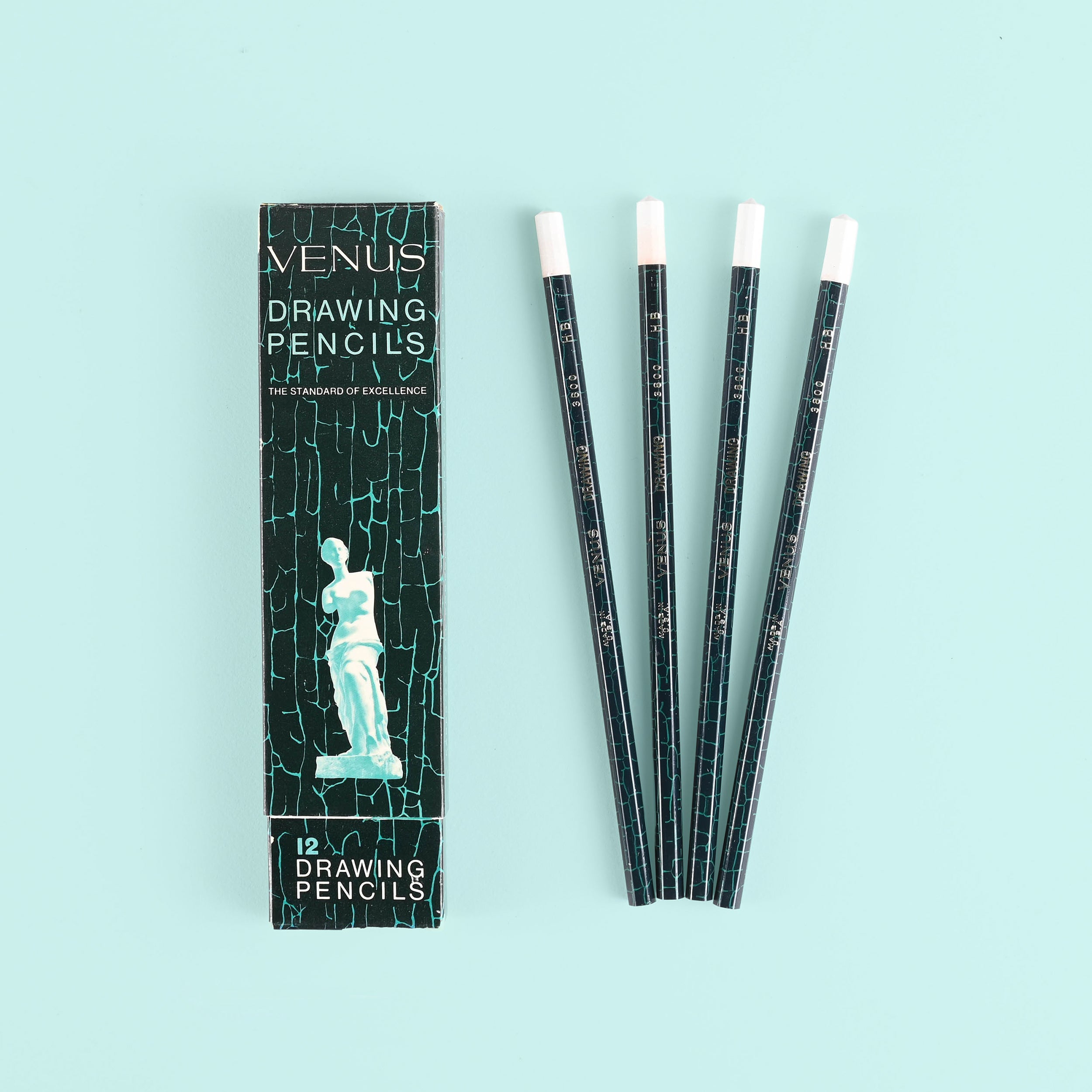Vintage Venus Drawing 3800 HB Vintage Pencil