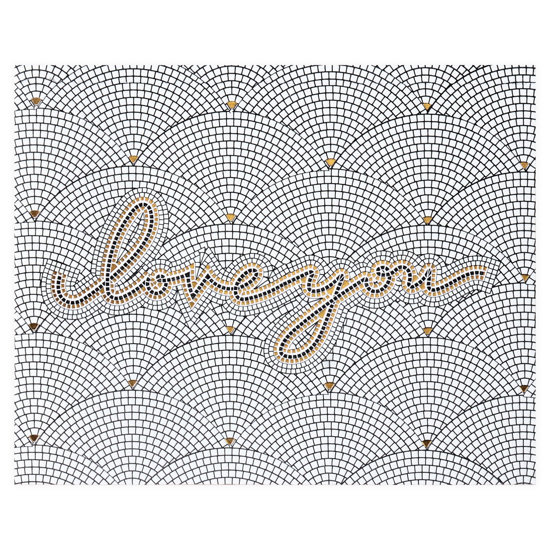 Wild Ink Press Love You Tile Greeting Card