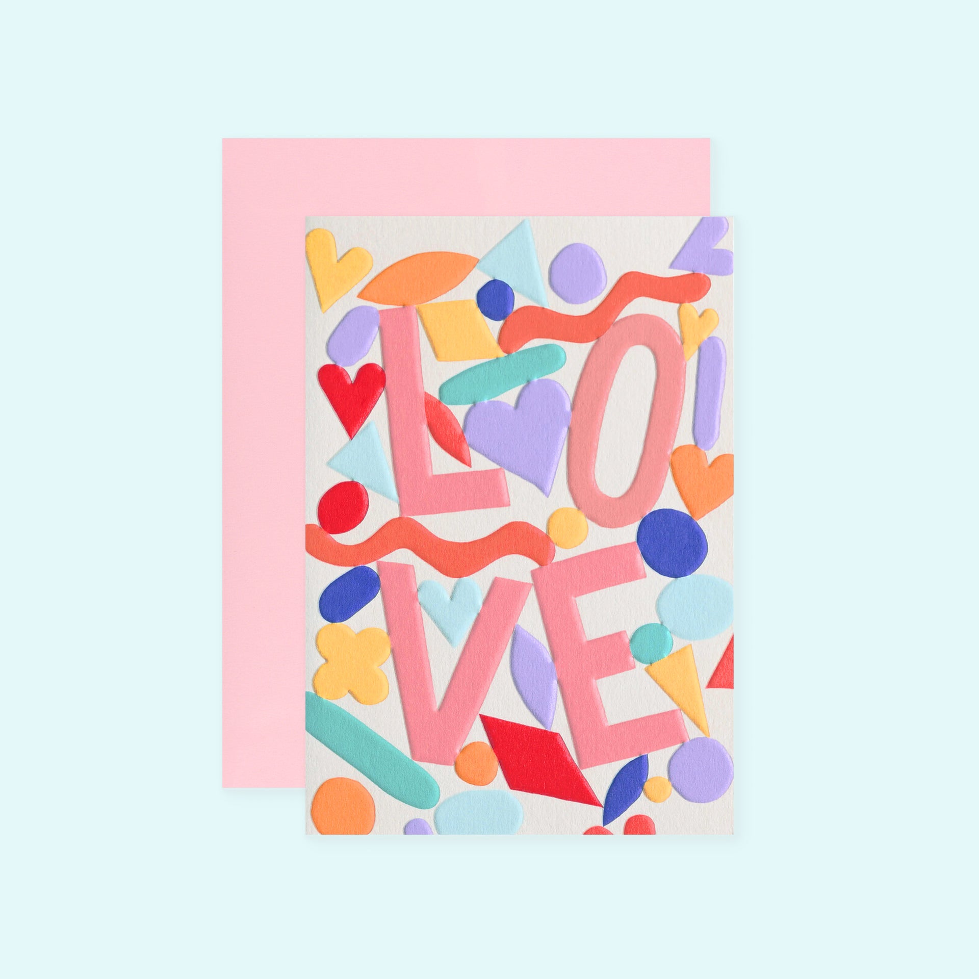 Wrap Love Embossed Greeting Card