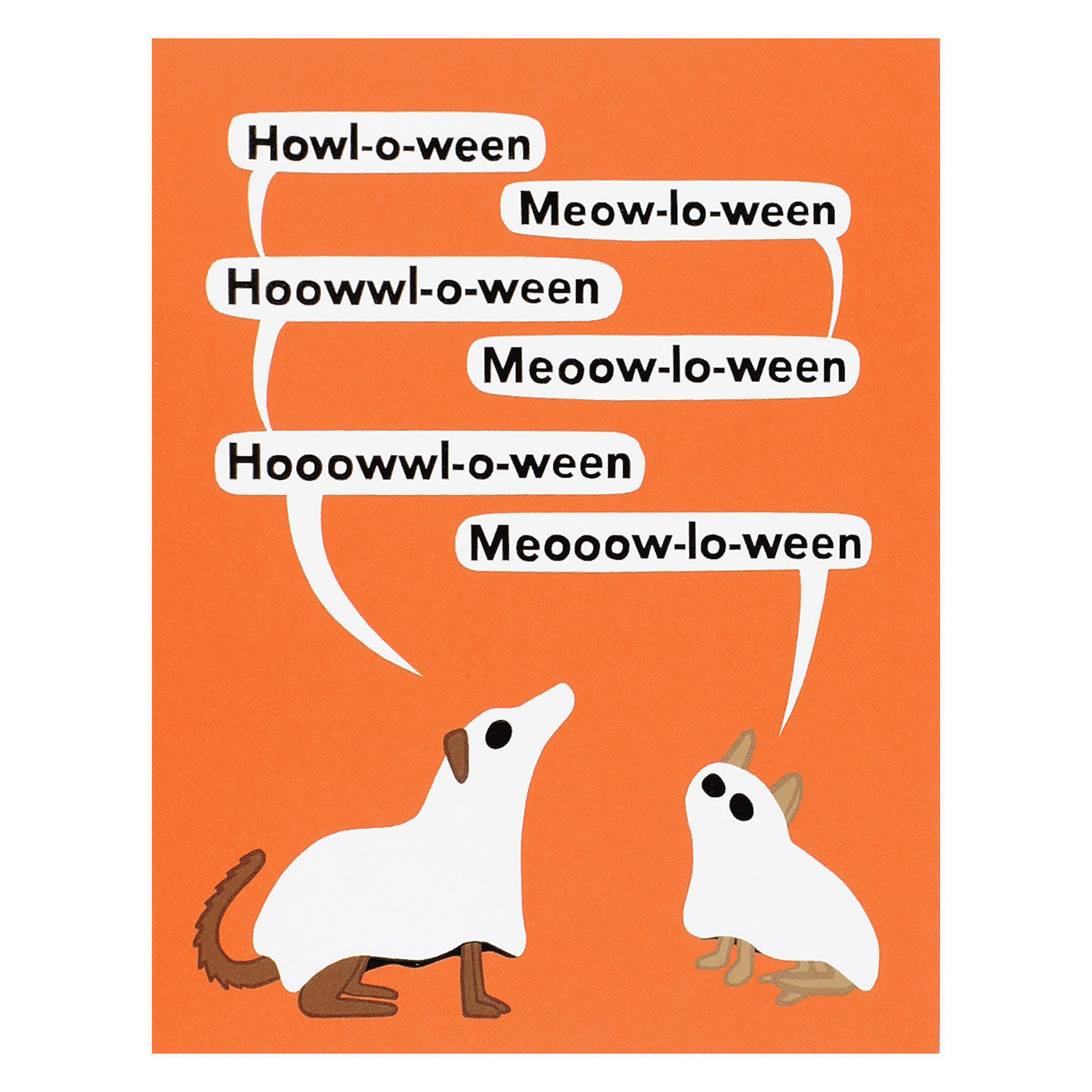 XOU Howl-O-Ween Card