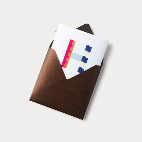 Nandaka Happy Birthday Moji Accordion Greeting Card