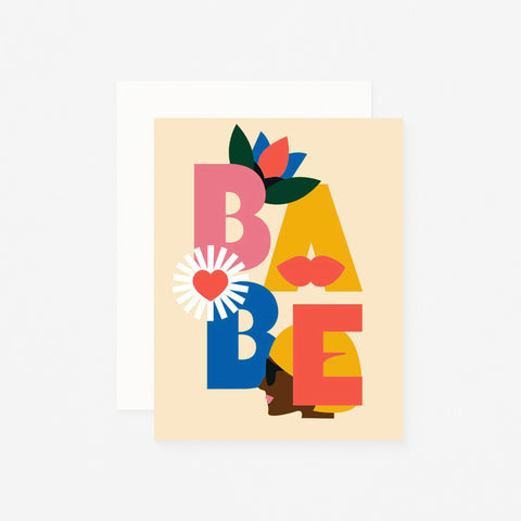 Babe Greeting Card