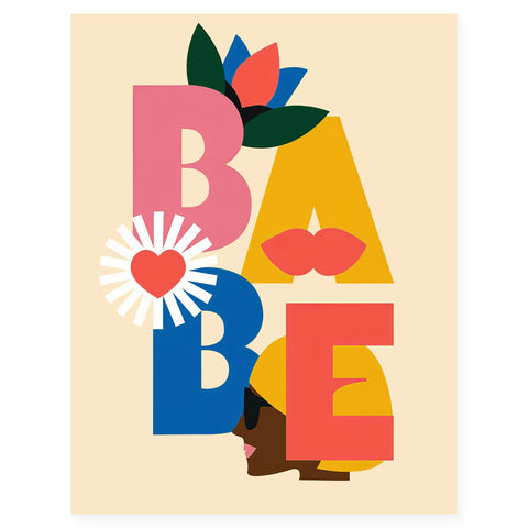 Babe Greeting Card