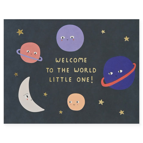 Nineteen Seventy Three Welcome New Baby Greeting Card