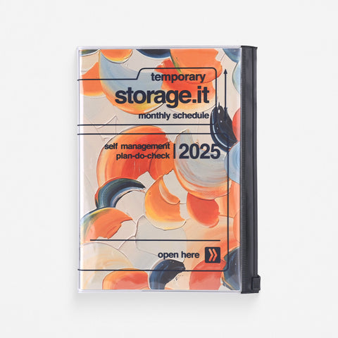 Mark's 2025 Yoshiki Okamura Storage It Monthly Planner Orange