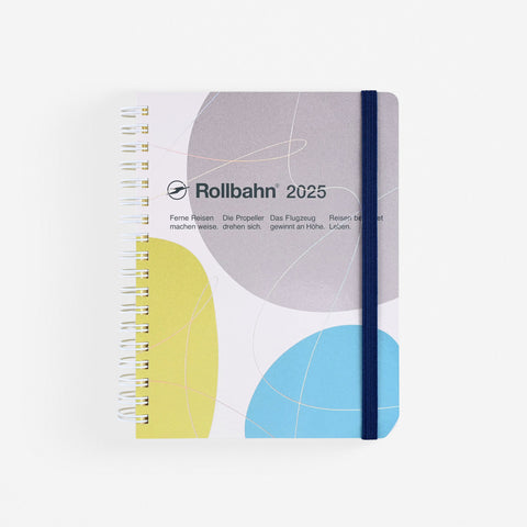 Delfonics Rollbahn 2025 Calando Monthly Planner Blue | Medium Or Large 