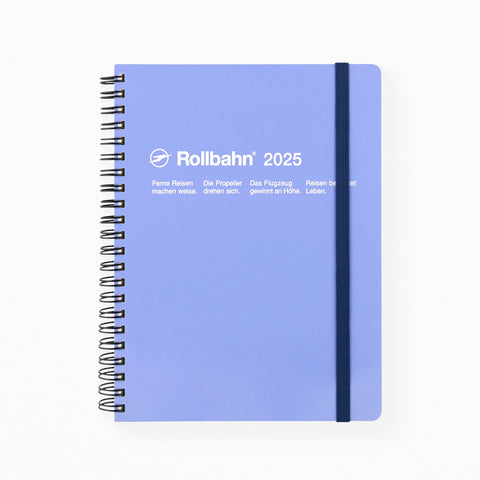 Delfonics Rollbahn 2025  Monthly Planner Blue | Large, A5 Or Extra Large 