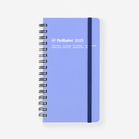 Delfonics Rollbahn 2025 Slim Monthly Planner Blue 