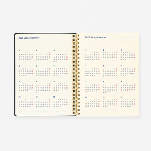 Delfonics Rollbahn 2026 Homme Monthly Planner Olive A5