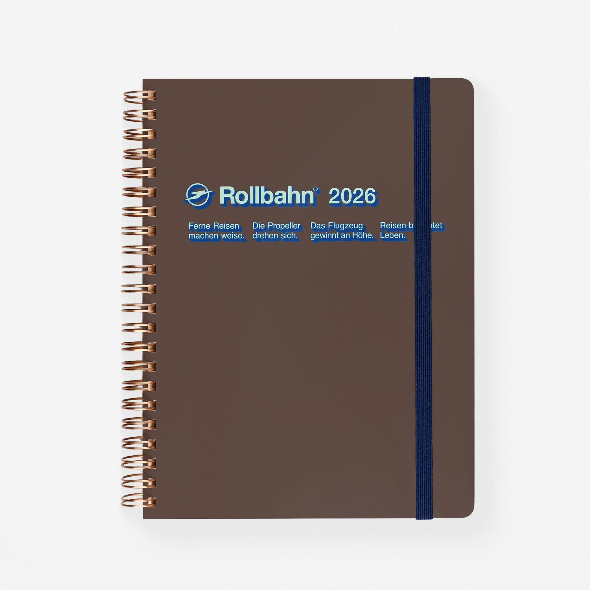 Rollbahn 2026 Drop Monthly Planner Brown | Large, A5 Or Extra Large